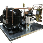 Water-Cooled QT AJA2419ZXA, 1/2 HP Low Temp R404A, 115V