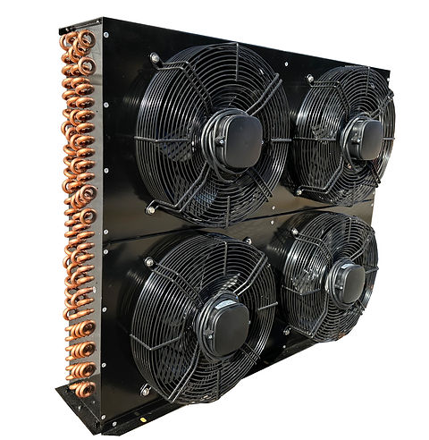 6f1b5b_3c79a8ef74544fc8b2f132101f474273mv2.jpg Cond. L Set Coil, Fans and Base for 10 HP Unit, 220V - Image 1