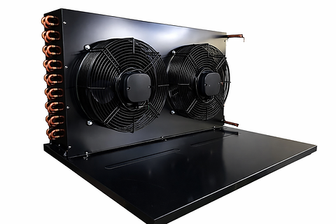 6f1b5b_a7339a46d35342b38d9976e98f31d9aamv2-1.png Cond. H Coil, Fan and Base for 4 HP Unit, 220V - Image 1