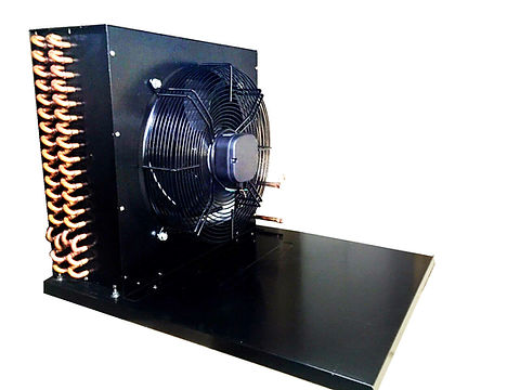 6f1b5b_fafe9f85af394a61b318e4ca4035e90amv2-1.jpg Cond. E Set Coil, Fan and Base for 2 HP Unit - Image 1