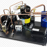 Water-Cooled QTYM70E7G-Q100 Mid Temp Condensing Unit 4HP, R404A, 3Phase