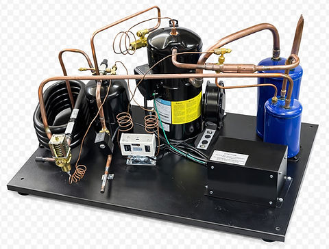 6f1b5b_fd3430a0b801428db2d06ccee19fee34mv2-1.jpg Water-Cooled QTYM70E7G-Q100 Mid Temp Condensing Unit 4HP, R404A, 3Phase - Image 1